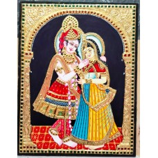 Krishna and Radha Standing pose 4